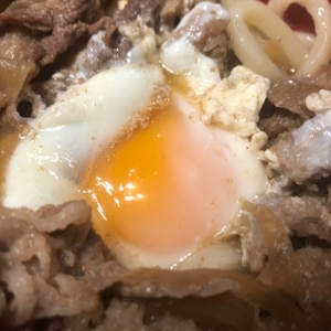 ぶっかけすき焼き肉うどん